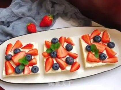Make Fruit sandwich step 9