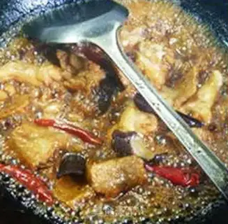 Make Peanut rice roasted chicken wings step 11