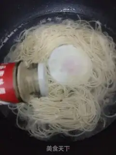 Make Cream steak egg noodles step 4