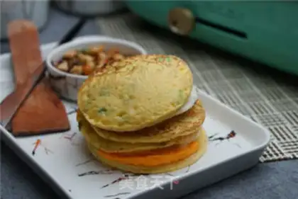Make A mushroom egg onion waffles step 6