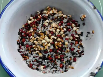 Make Porridge for the red beans step 2