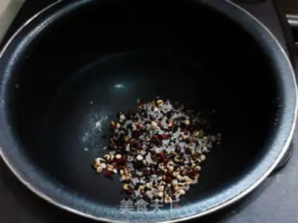 Make Porridge for the red beans step 3