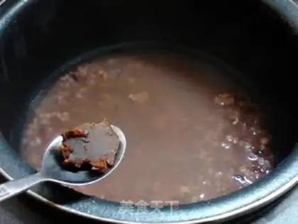 Make Porridge for the red beans step 8