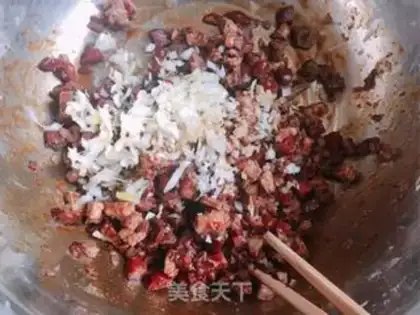 Make Horse-steal meat buns step 6