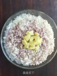 Make A radish platinum bun step 3