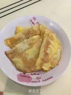 Make White radish omelet step 0