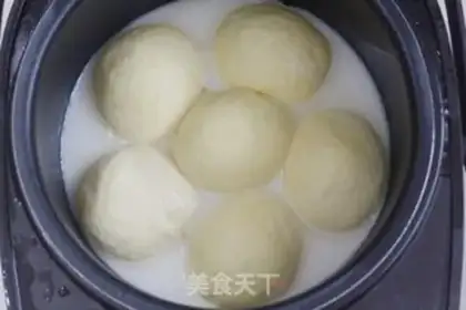 Make Black sesame soup and corn bread step 10