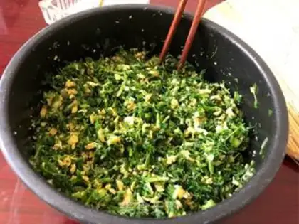 Make Egg dumplings step 4