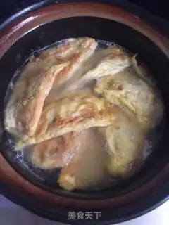 Make White radish omelet step 6