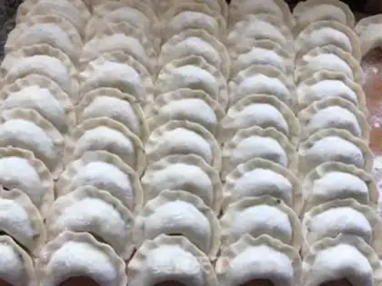 Make Egg dumplings step 5