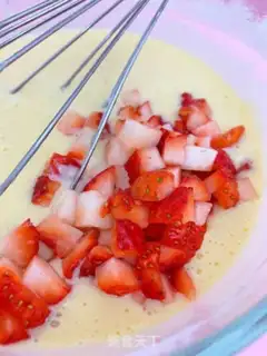 Make Strawberry milk omelet step 3