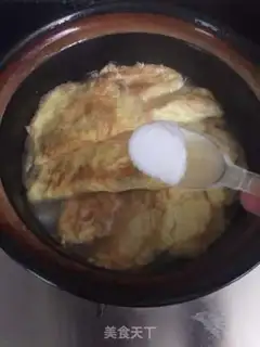 Make White radish omelet step 7