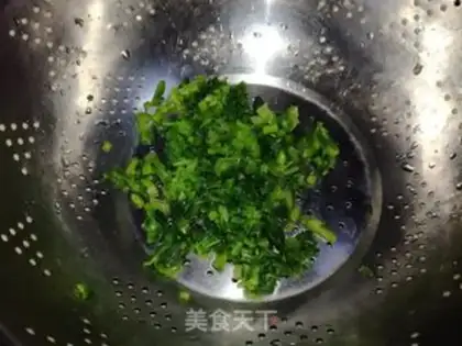 Make Wild celery pancakes step 1