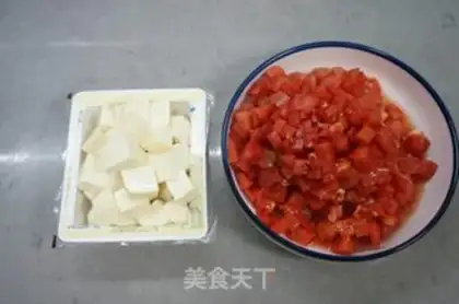 Make Tomato tofu shrimp step 3