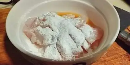 Make Fried sashimi step 1