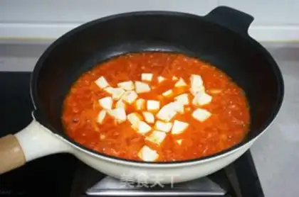 Make Tomato tofu shrimp step 8