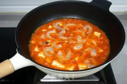 Make Tomato tofu shrimp step 9