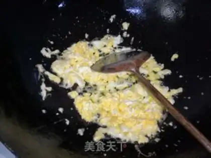 Make Corn pea ham and rice step 5
