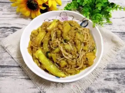Make Ginger mushrooms and eggplants step 18