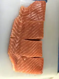 Make A salmon roasted fish step 9