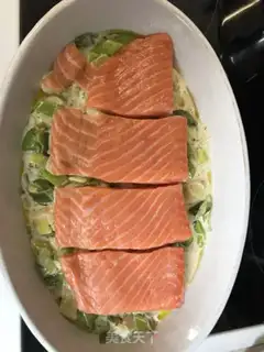 Make A salmon roasted fish step 10