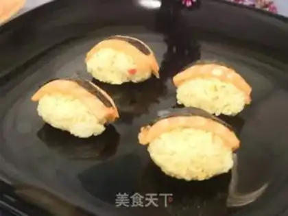 Make Sushi salmon step 7