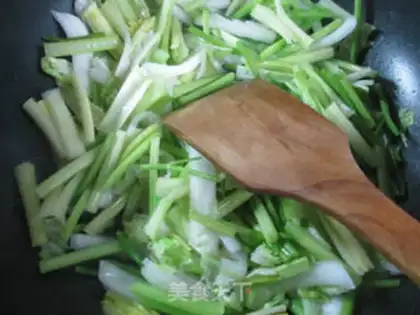 Make The cabbage and celery step 4