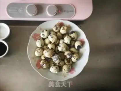 Make Five quail eggs step 2