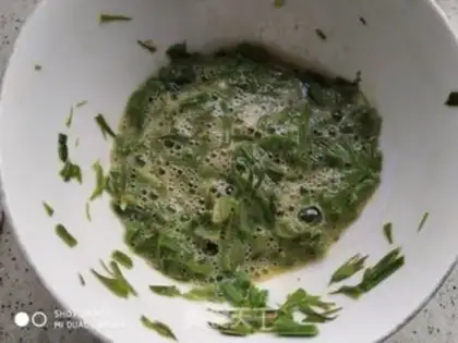 Make Snack eggcake step 4
