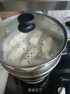 Make Milk and red bean rolls step 10