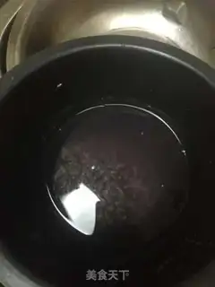 Make Black rice congee step 1