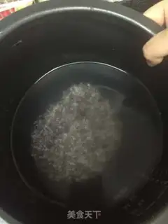 Make Black rice congee step 2
