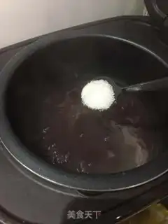 Make Black rice congee step 4