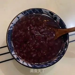 Make Black rice congee step 5