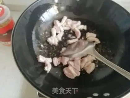 Make Four seasons of bean meat step 3