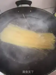 Make Shrimp fried pasta step 0