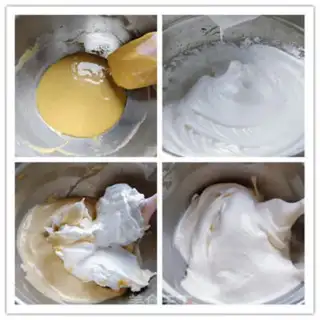 Make Pearl milk box cake step 2