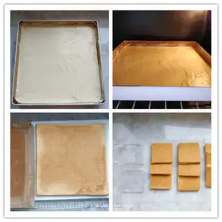 Make Pearl milk box cake step 3