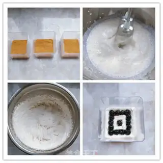 Make Pearl milk box cake step 4