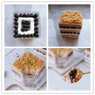Make Pearl milk box cake step 5