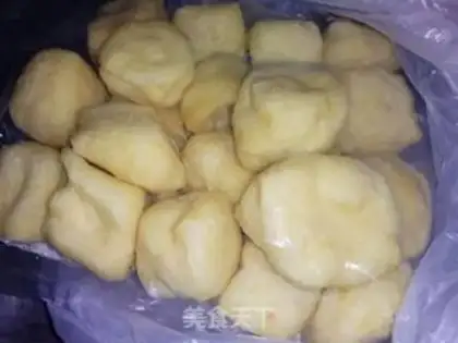 Make Pineappleball oil tofu step 2