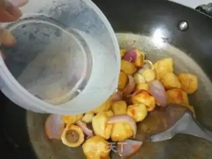 Make Pineappleball oil tofu step 9