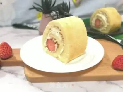 Make Strawberry roll step 13