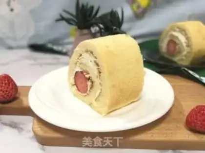 Make Strawberry roll step 14