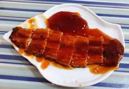 Make Eel noodles step 1