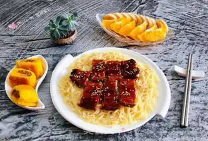 Make Eel noodles step 6