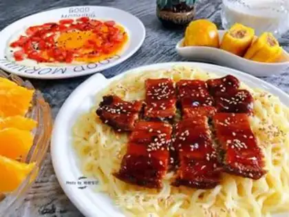 Make Eel noodles step 7