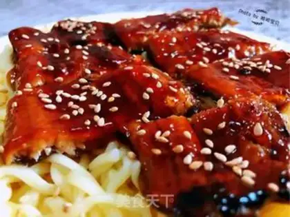 Make Eel noodles step 8