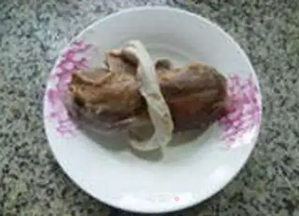 Make ♪ Squeeze the beans and the geese ♪ step 2