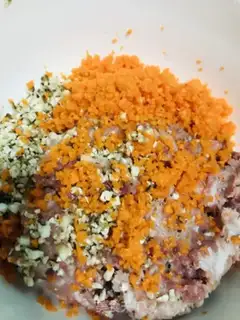 Make The rice meatballs step 1
